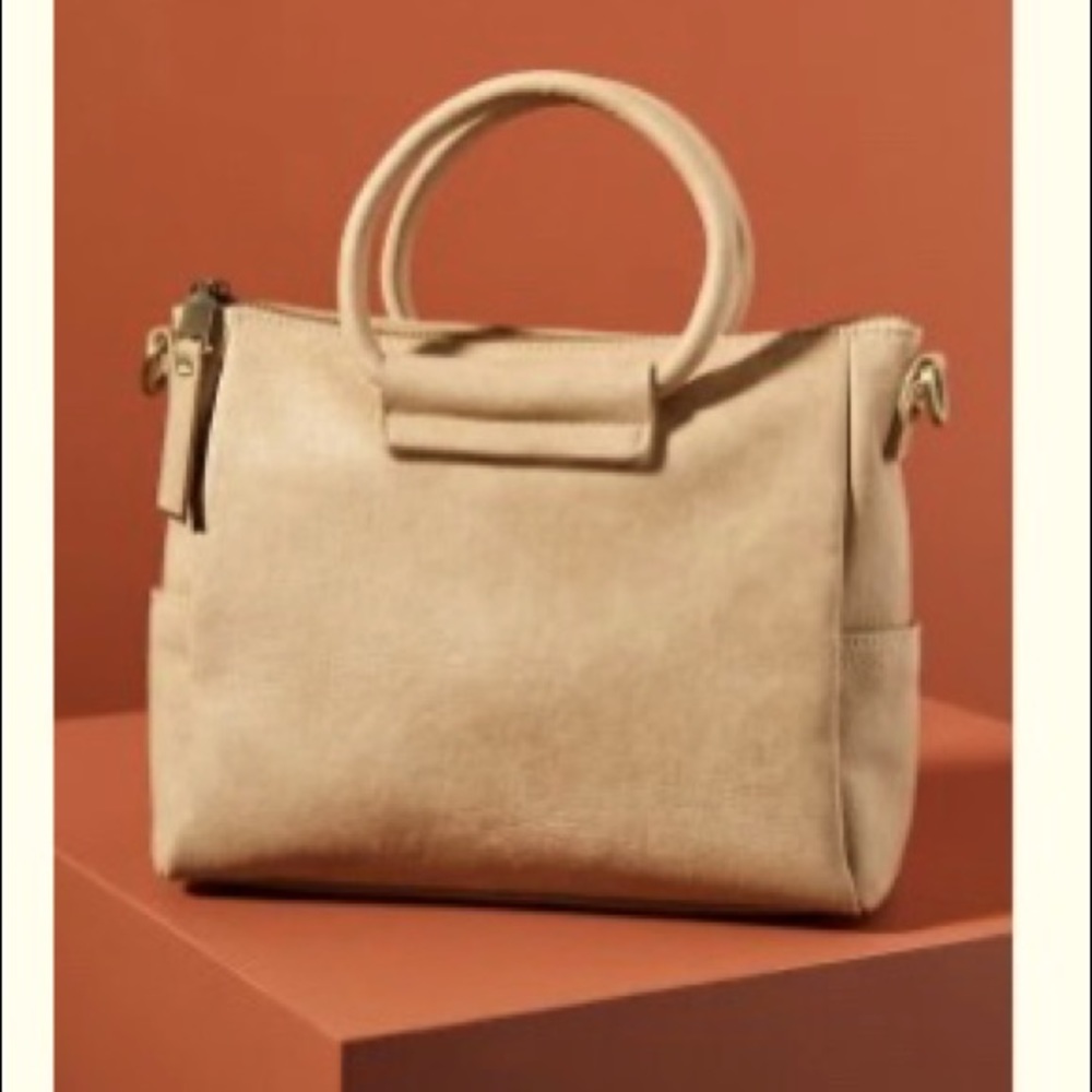 Antik Kraft Sage crossbody tote bag